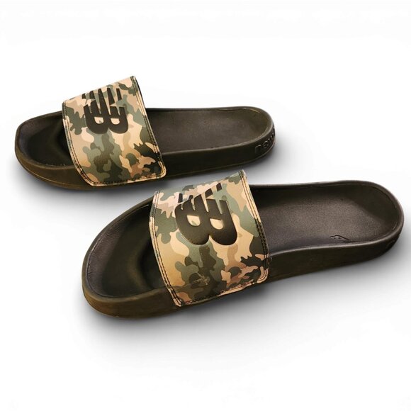 New Balance Men\'s SMF200CP Slide Sandals Camo Sz 13 main image 4